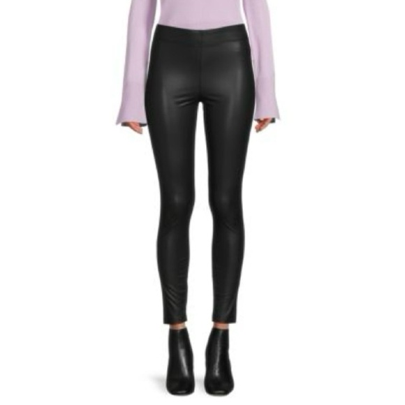 Max Studio Faux Leather Pull On Legging Size Small